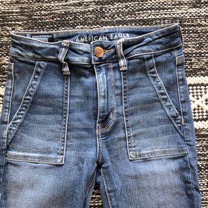 American Eagle Outfitters high rise ankle skinny